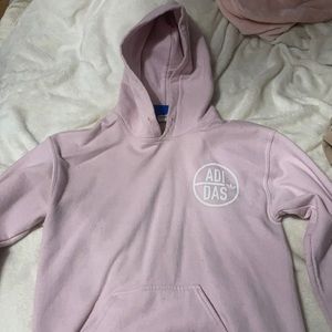 Small Adidas pink hoodie used